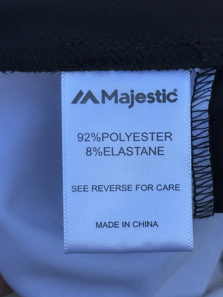 Pantalones Cortos NY Yankees Para Hombre XL Negros Sin Forro Majestic New York Foto 4 de 4