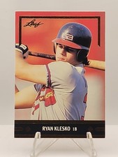1991 Leaf - Gold Rookies Ryan Klesko #BC21