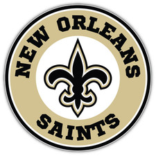 New Orleans Saints Logo Weather Resistant Vinyl Sticker/Decal 09