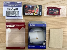 Star Soldier Famicom Mini W/Box Game Boy Advance GBA Retro Good Used Game Japan