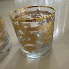 Set 4 Williams Sonoma Lunar New Year Gold Dragon Double Old Fashioned Glasses — photo 3