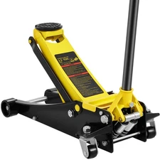 Low Profile Floor Jack 2.5Ton Heavy Duty Steel Car Jack w/Dual Piston Rapid Pump