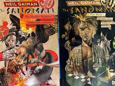 The Sandman: The Dream Hunters & The Wake Neil Gaiman DC Comics 2 Paperbacks Lot