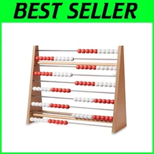 Durable 100-Bead Math Abacus for Effective Learning Ages 4+ – Lightweight Design