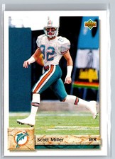 1992 Upper Deck #506 Scott Miller Miami Dolphins