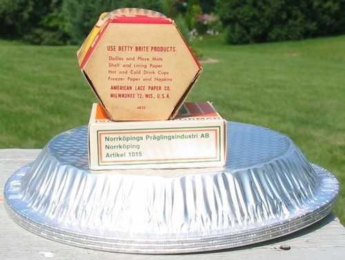 Vintage Betty Brite tazze da forno handi-foil torte padelle stampo per tartufo ischokladsformar - Foto 4 di 4