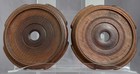 Pair of Vintage Chinese Carved Wood Round Form Stands for Large Pair of Vases — photo 3