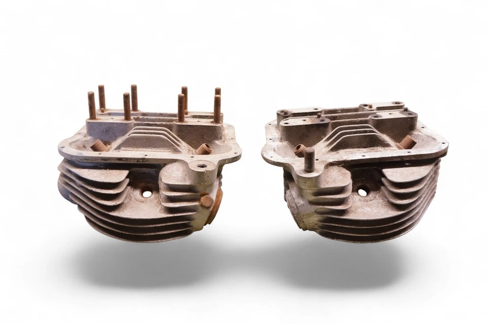 Harley EL FLH Panhead Knucklehead Hydra Glide Duo Cabezales OEM *TZ42 Foto 3 de 4