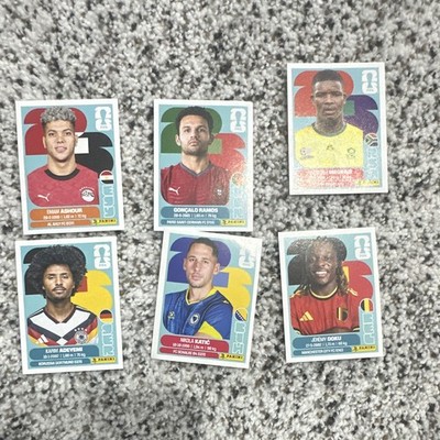 Panini FIFA World Cup 2026 Soccer Trading Card Lot of 6 