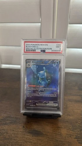 Blastoise ex 200/165 SIR Pokemon 151 PSA 9