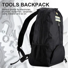 Multi-Pocket Tools Backpack Oxford Cloth Tool Bag Waterproof for Electrician