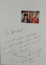 Autogramm amerikanische S&auml;ngerin Schauspielerin Valerie Landsburg (122338)