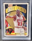 1995-96 Topps #4 Michael Jordan PSA 9 Graded Card NBA 95-96 Active Leader Steals