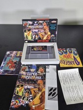 WWF Super WrestleMania (SNES, 1992) Complete With Poster
