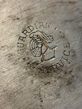 Vintage Guardian Service Aluminum Cookware Coffee Pot Hammered W/Lid