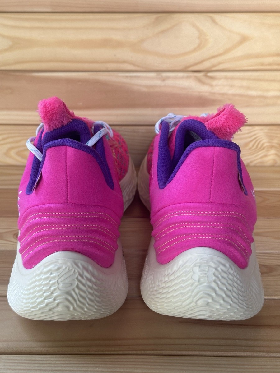 Under Armour Curry Flow 9 Sesame Street Pink Abby Cadabby Sneakers