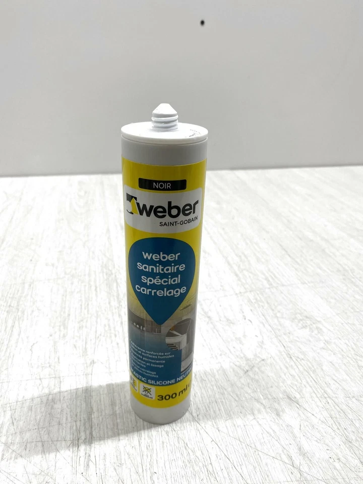 Schimmelresistenter Silikondichtstoff Weber WEBERSEAL SANITARY, schwarz - Bild 2 von 4