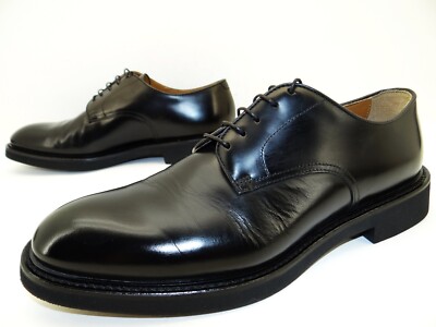 Doucal's Business Schnürschuhe Derby Herren Schuhe Leder Gr.44 Schwarz