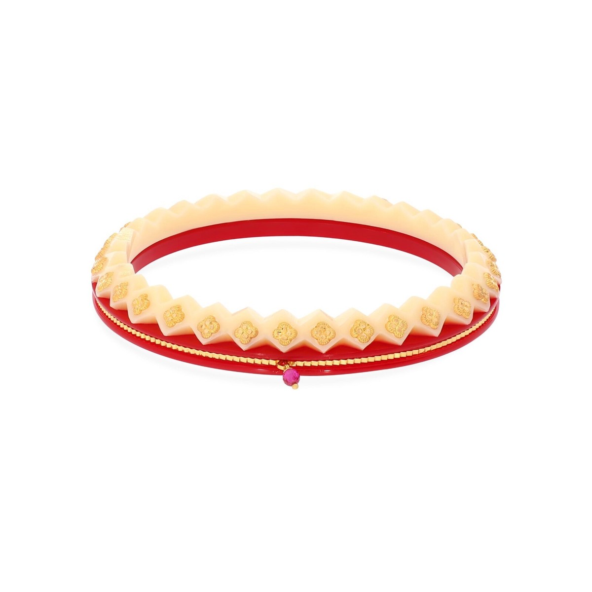 Senco Gold Red Pola Badhano With Price Senco Gold Bangles Anjali