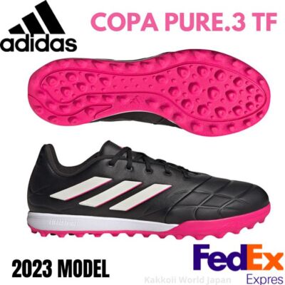 adidas Men's Soccer Shoes COPA PURE.3 TF Core Black x Zero