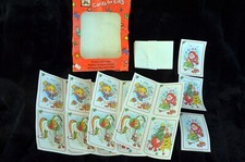 vtg 1983 Rainbow Brite Christmas Card Set - 19 cards with 16 envelopes unused