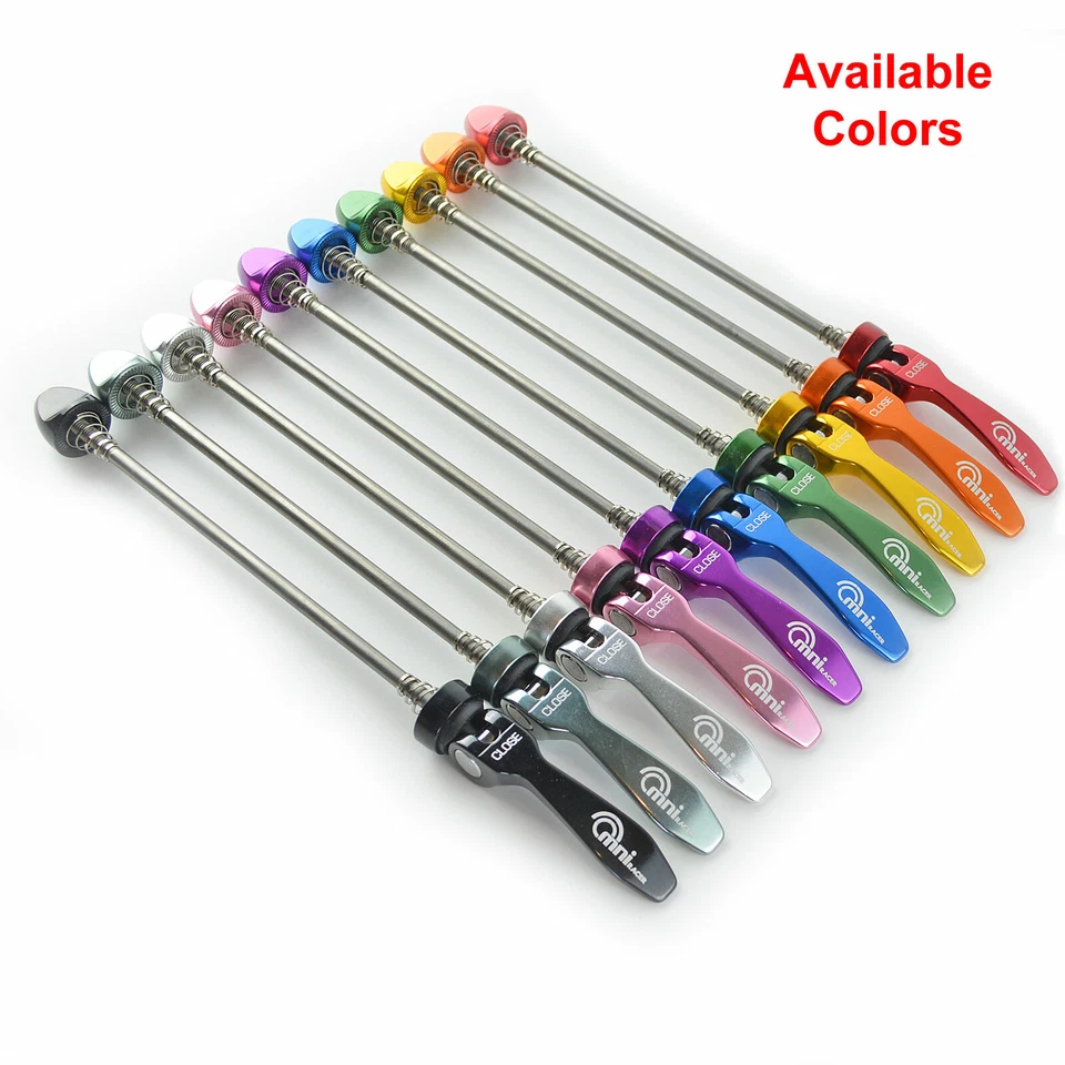 OMNI Racer Quick Release Road Mountain Wheel Stainless Alloy Skewers Skewer Set - Image 2 of 3