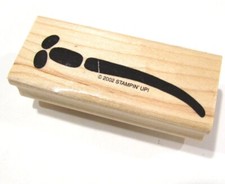 Stampin' Up Springtime Fun Insect Body Section 3 x 1-1/8" Rubber Stamp 2002