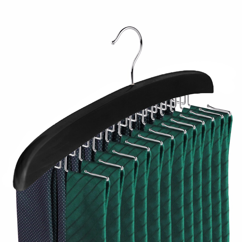 28 Circle Ring Scarf Holder Tie Hanger Belt Closet Clothes Organizer Hook Db For Sale Online Ebay