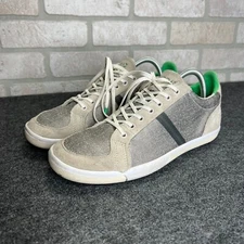 Plae Mens Prospect 553010-050 Gray Lace Up Casual Sneaker Shoes Size M 9 W 10.5