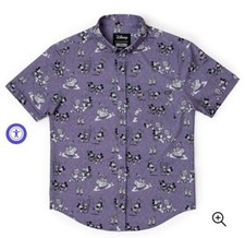 RSVLTS Disney  Dancing Toons  Men  s 2XL Kunuflex Button-up Shirt RARE COLOR WAY