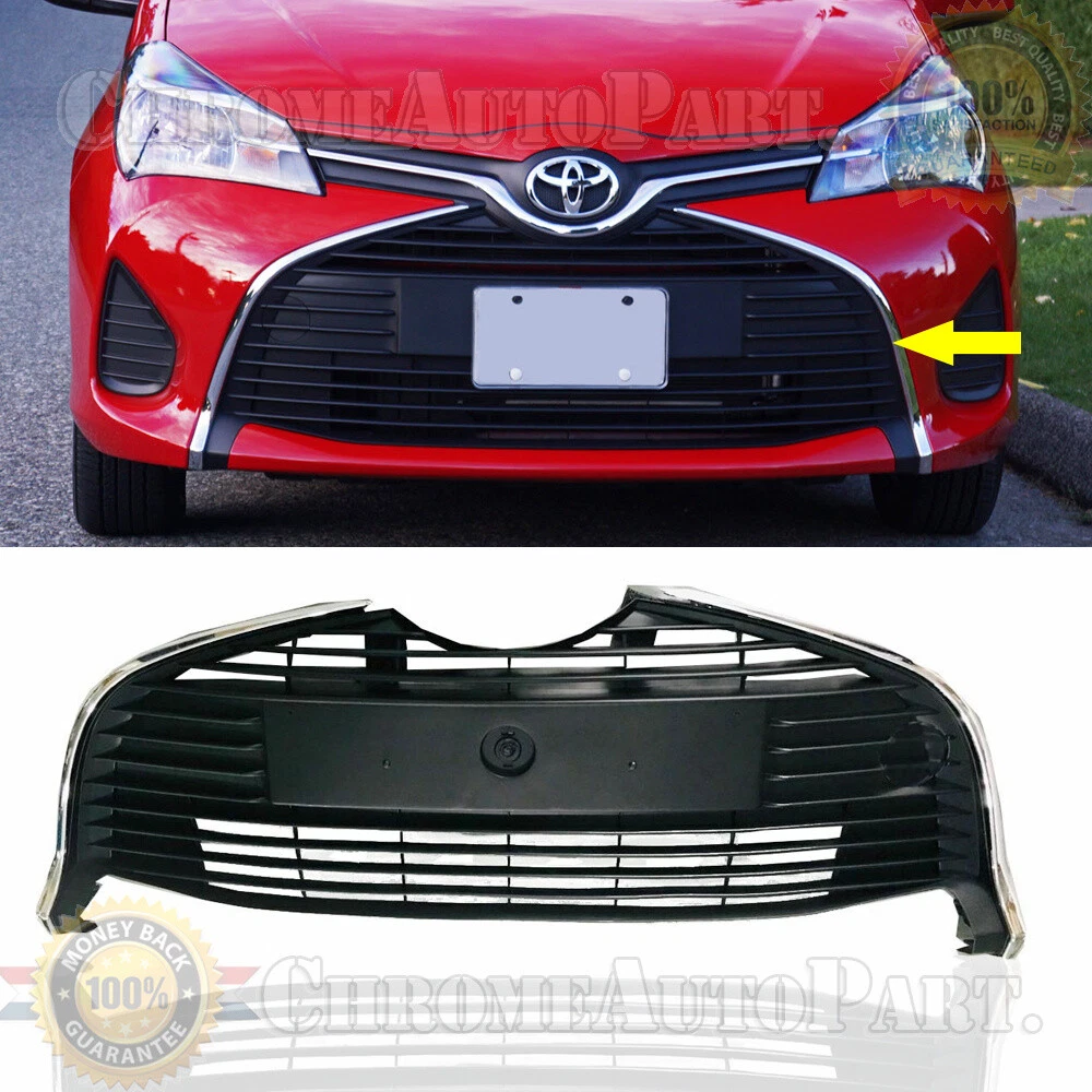 Lower Bumper Matte Chrome For 2015-17 Toyota Yaris Hatchback | eBay