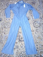 C43 KEY COVERALLS NEW WITH TAGS ELASTIC WAIST SIZE SS 990.18 30" INSEAM 61" LOA