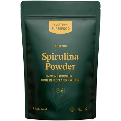Everyday Superfood Organic Spirulina Powder | Tested for Heavy Metals | Protein+