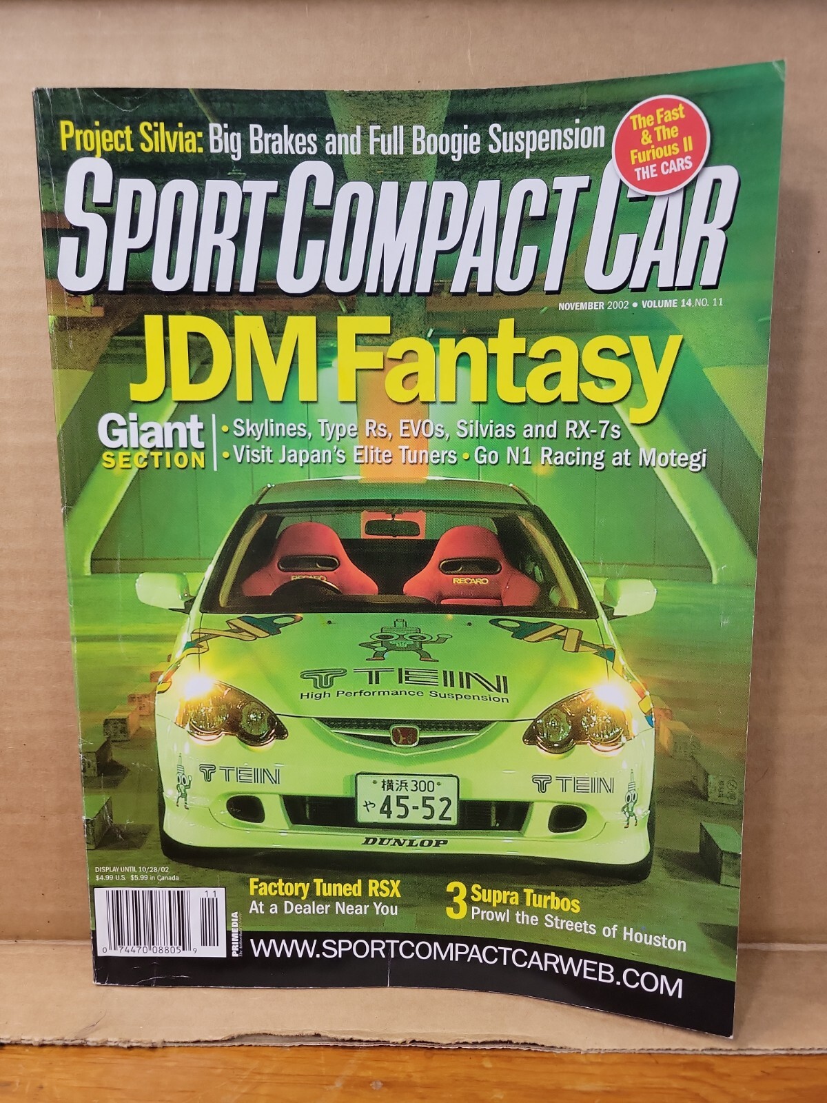 Sport Compact Car Magazine November 2002 Skyline, EVO, Silvia, RX7 eBay
