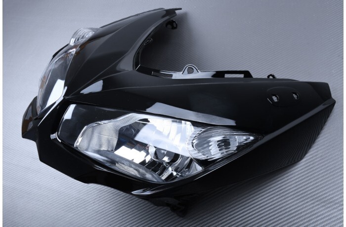 Black Front Nose Fairing +Headlight For KAWASAKI Z1000SX ZXT00G
