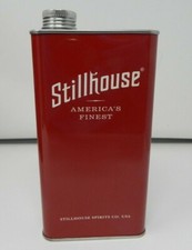 12 X 750ml Stillhouse Whiskey Spirits RedTin Can Decanters in Display - EMPTY