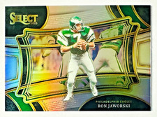 2023 Panini Select Ron Jaworski SILVER Prizm Card #378 Field Level Eagles Legend