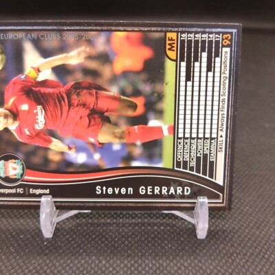 Steven GERRARD No.040 WCCF Football Soccer card Sports Card