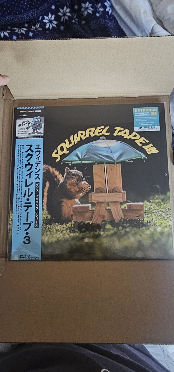Evidence Squirrel Tape Instrumentals Volume 3 (Sky Blue Vinyl LP