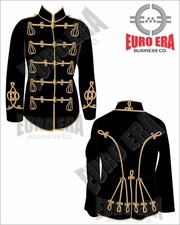 Napoleonic Imperial Prussian Hussars Military Tunic Attila Jacket