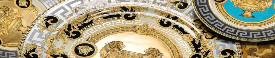 Versace Rosenthal - Prestige Gala - Set 6 Teller Flach / Butter Cm 10 - In 4.09 - Bild 4 von 4