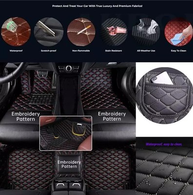 For Mercedes-Benz 1998-2023 All Model Waterproof Luxury Carpets Car Floor Mats