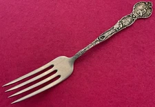 Sterling Souvenir Fork California Capitol Sutters Mill Wawona Cliff House Carmel