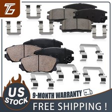 Front & Rear Ceramic Brake Pads Kit for 2010 - 2017 Chevy Equinox GMC Terrain
