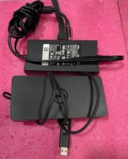 Dell D6000 Universal USB-C/USB-A 4K Dock Docking Station +130W Adapter