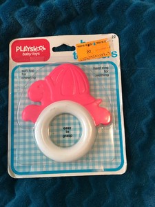 Vintage 1979 Rare Pink Turtle Playskool Baby Toys Teething Toy New Unopened NOS | eBay