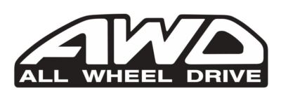 AWD All Wheel Drive Sticker Decal