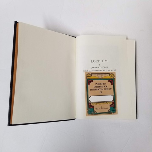 Lord Jim Hardback Easton Press 1977 Bookmark Gilt Pages Leather Joseph Conrad - Picture 7 of 10