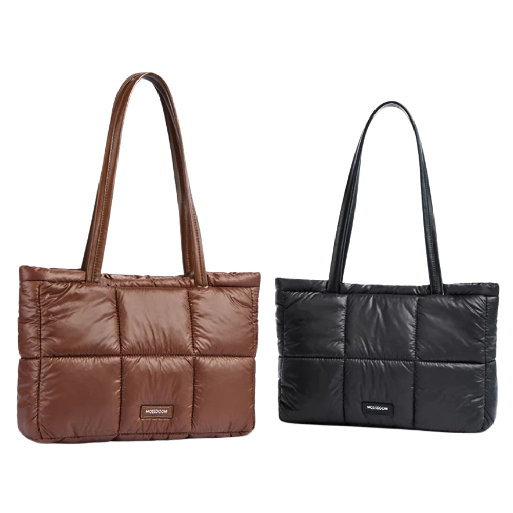 MOSSDOOM Luffie Shoulder Bag Handbags Nylon Black Brown Women
