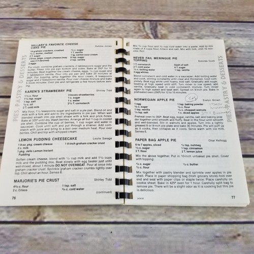 Vintage California Church Cookbook Eureka First Covenant Covenant Cookery 1985 - Foto 8 di 10